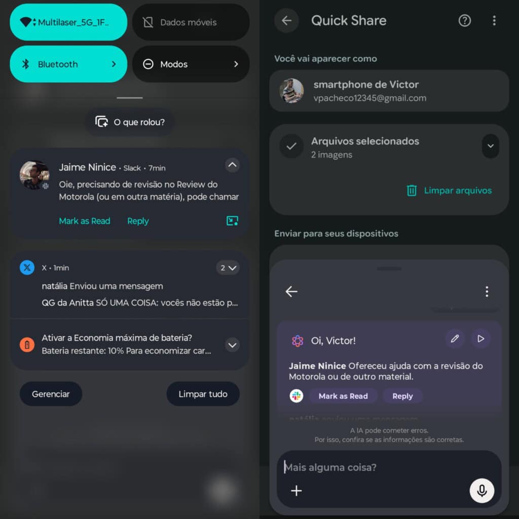 O que rolou da motorola
