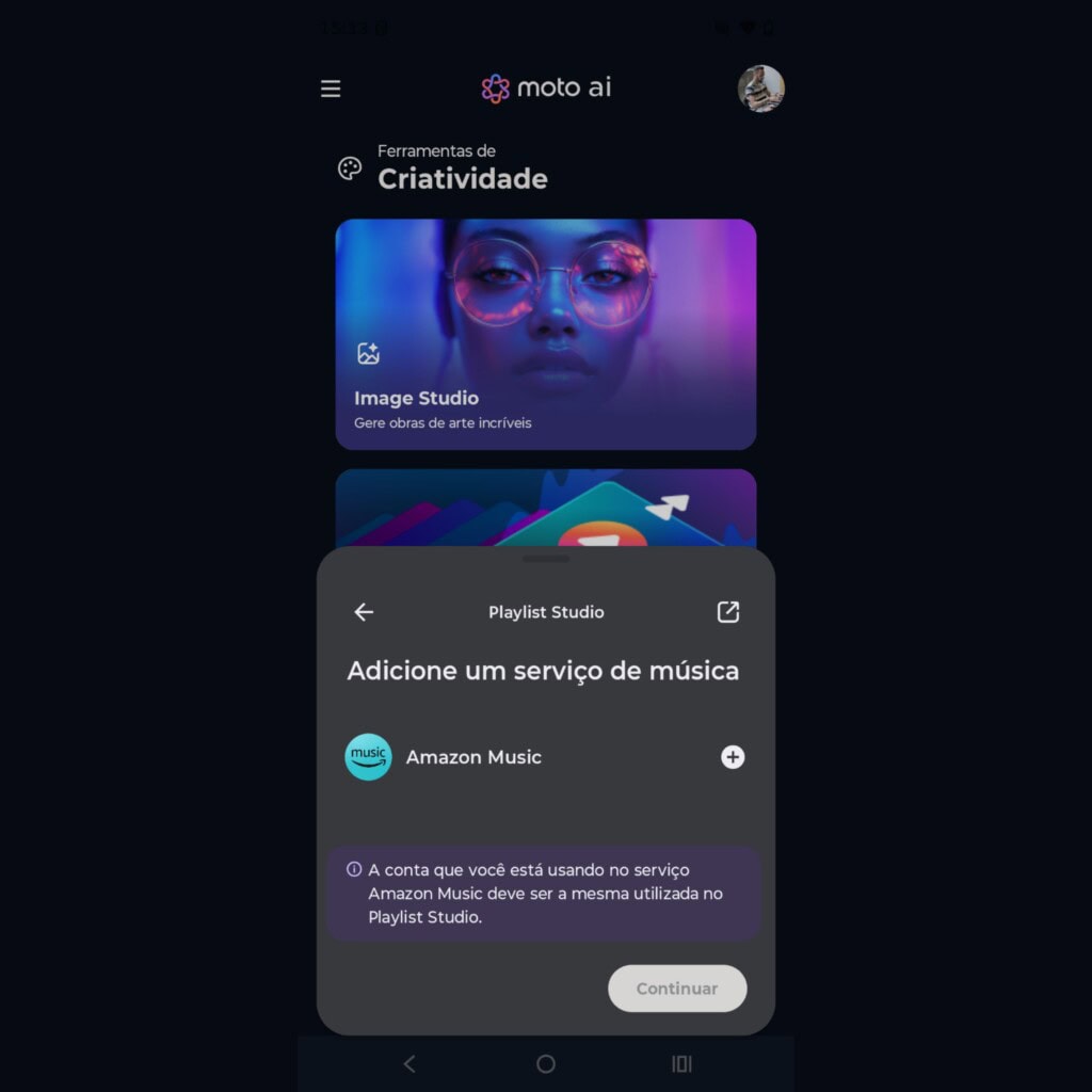 Playlist studio do motorola signature