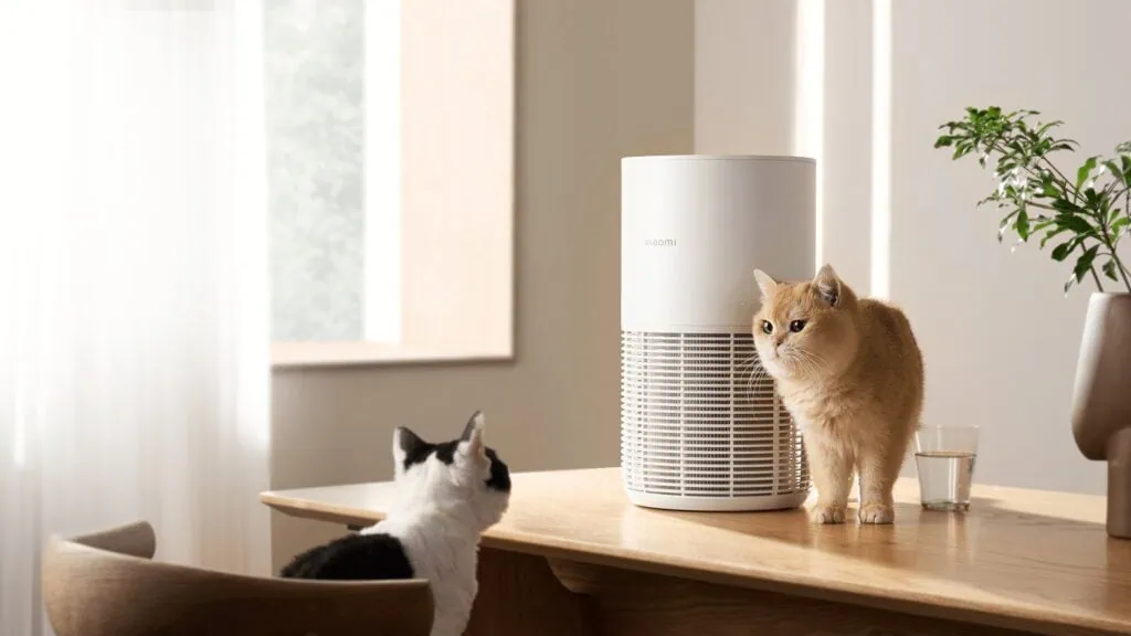 Veja os 30 melhores produtos tecnológicos para pets Imagem do purificador de ar inteligente xiaomi smart pet care / fonte: xiaomi