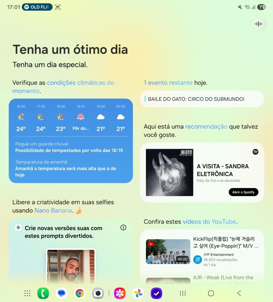 Review: galaxy z fold7 faz do smartphone dobrável um sonho de consumo Now brief do galaxy z fold7