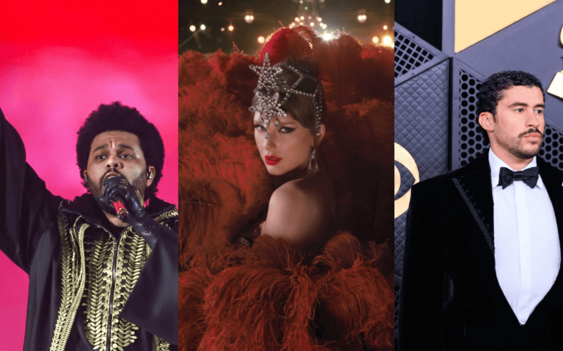 Spotify revela lista dos artistas mais ouvidos na história da plataforma com taylor swift, bad bunny e the weeknd. Em comemoração aos 20 anos do serviço de streaming, pela primeira vez, o spotify compartilhou as músicas, álbuns, podcasts e audiolivros mais reproduzidos. Confira