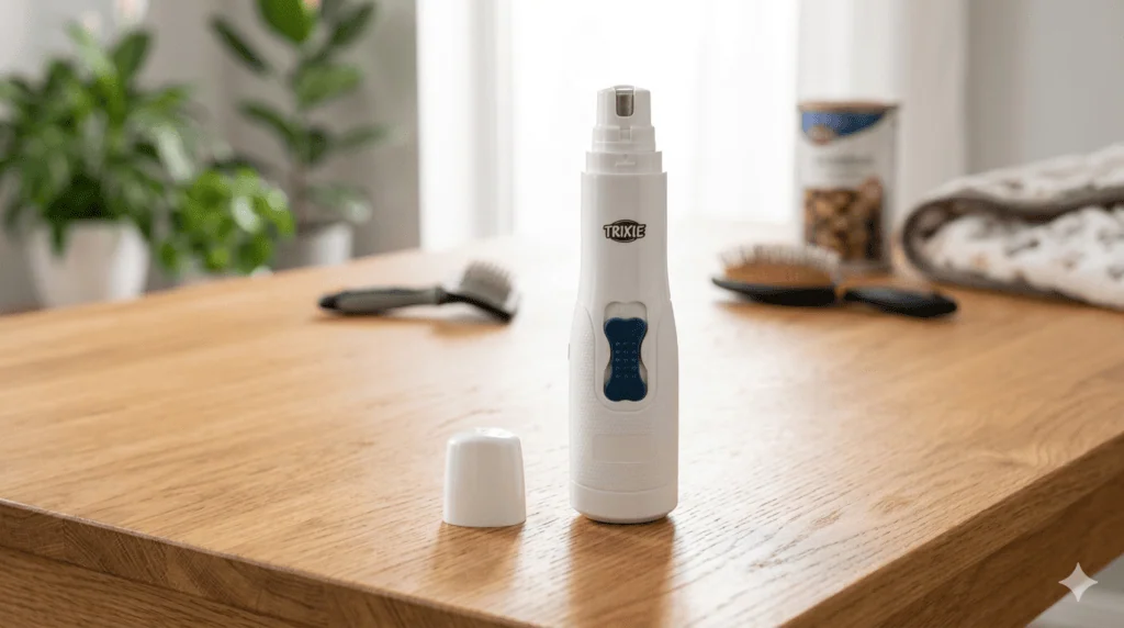 Veja os 30 melhores produtos tecnológicos para pets Imagem ilustrativa da trixie lixa eletrica para unhas