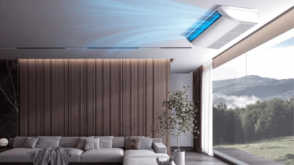 Pagina iniziale TCL: Scopri tutti i prodotti presentati nell'app 2026. Condizionatore d'aria inverter pavimento-soffitto
