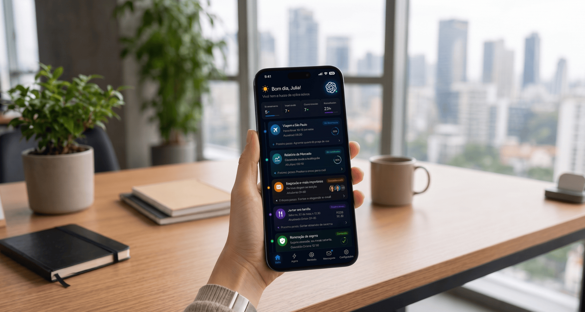 Openai prepara celular para concorrer com o iphone. Desenvolvido em parceria com qualcomm e mediatek, celular com chatgpt rodará agentes de ia sem internet e deve chegar em 2028. Saiba mais