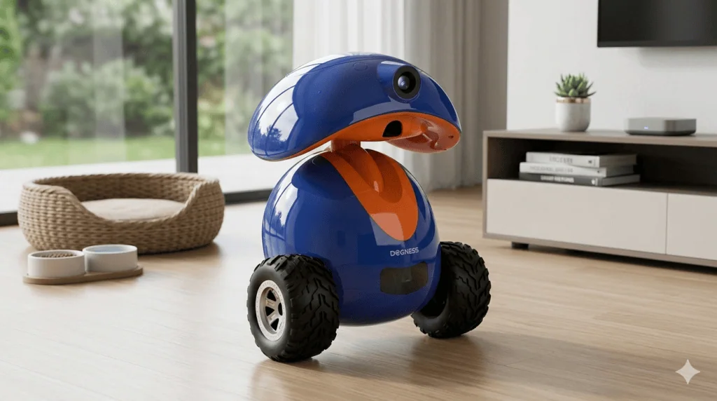 Veja os 30 melhores produtos tecnológicos para pets Imagem ilustrativa do ipet robô inteligente com câmera - dogness