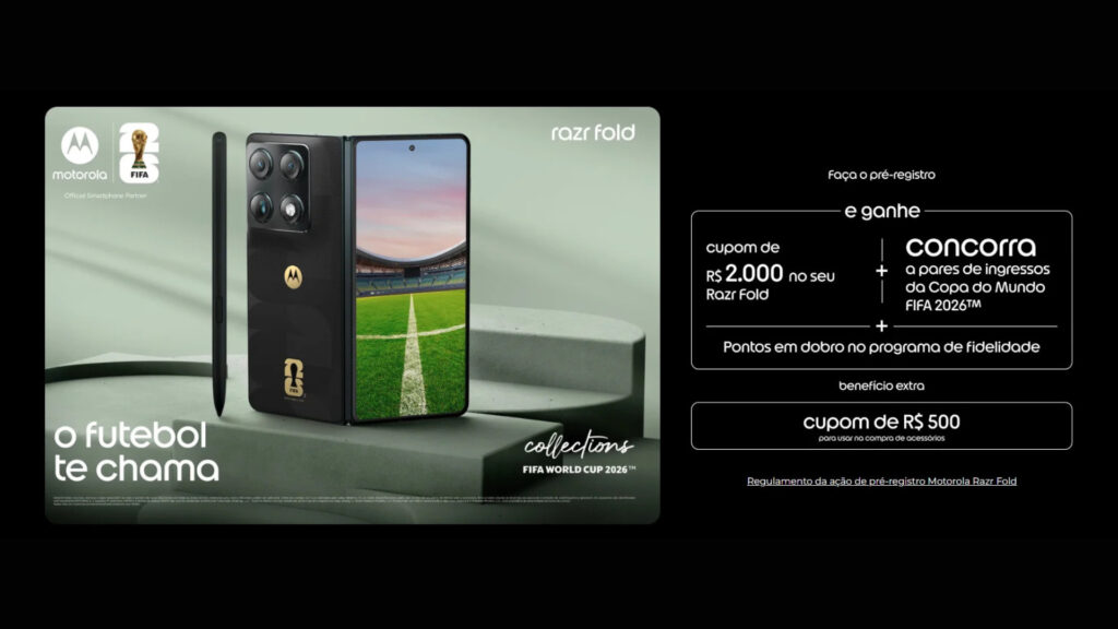 Promoção de pré-registro do motorola razr fold