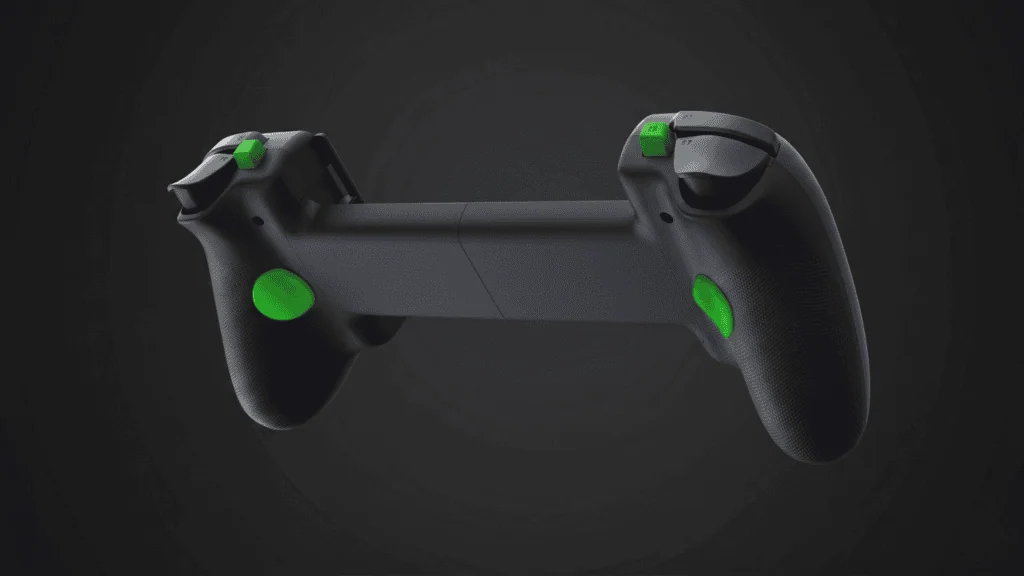 Anmeldelse: Razer Kishi V3 Pro: Razers håndholdte multifunksjonskontroller Razer Kishi V3 Pro knapper bak