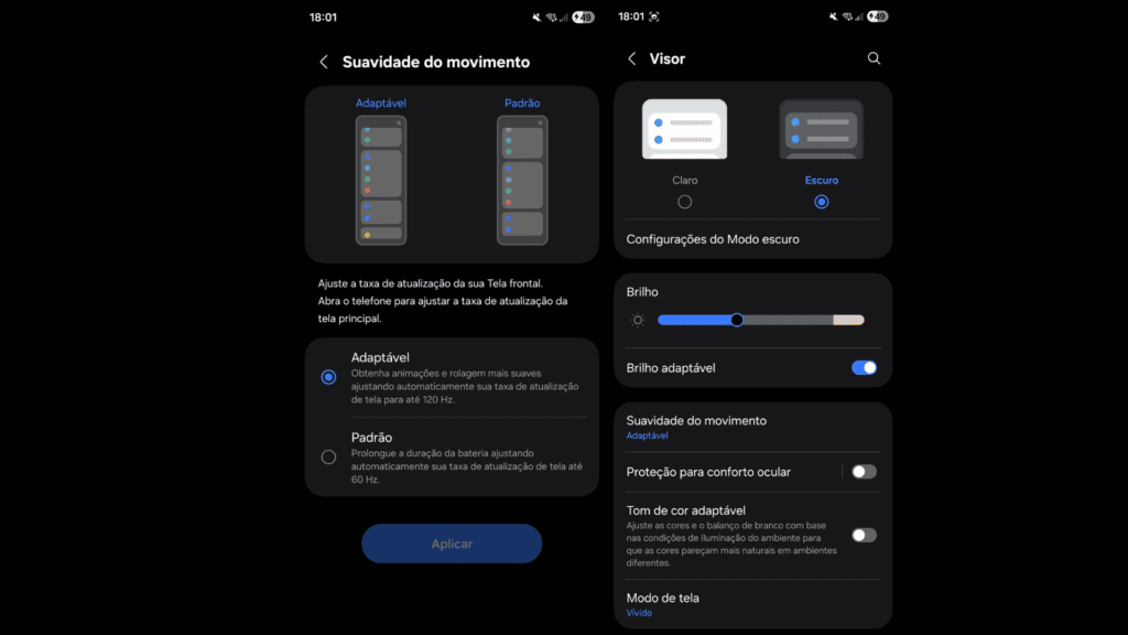 Review: galaxy z fold7 faz do smartphone dobrável um sonho de consumo Detalhes de tela do galaxy z fold7