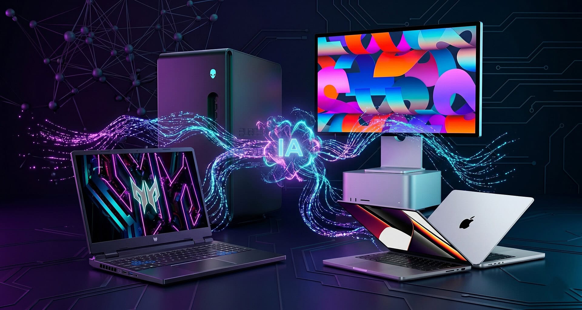 Melhores notebooks e desktops para ia (windows e mac). Veja opções de pcs e macs básicos, intermediários e premium recomendados para rodar modelos de ia e agentes