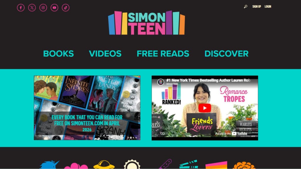 អេក្រង់ដើម Simon Teen