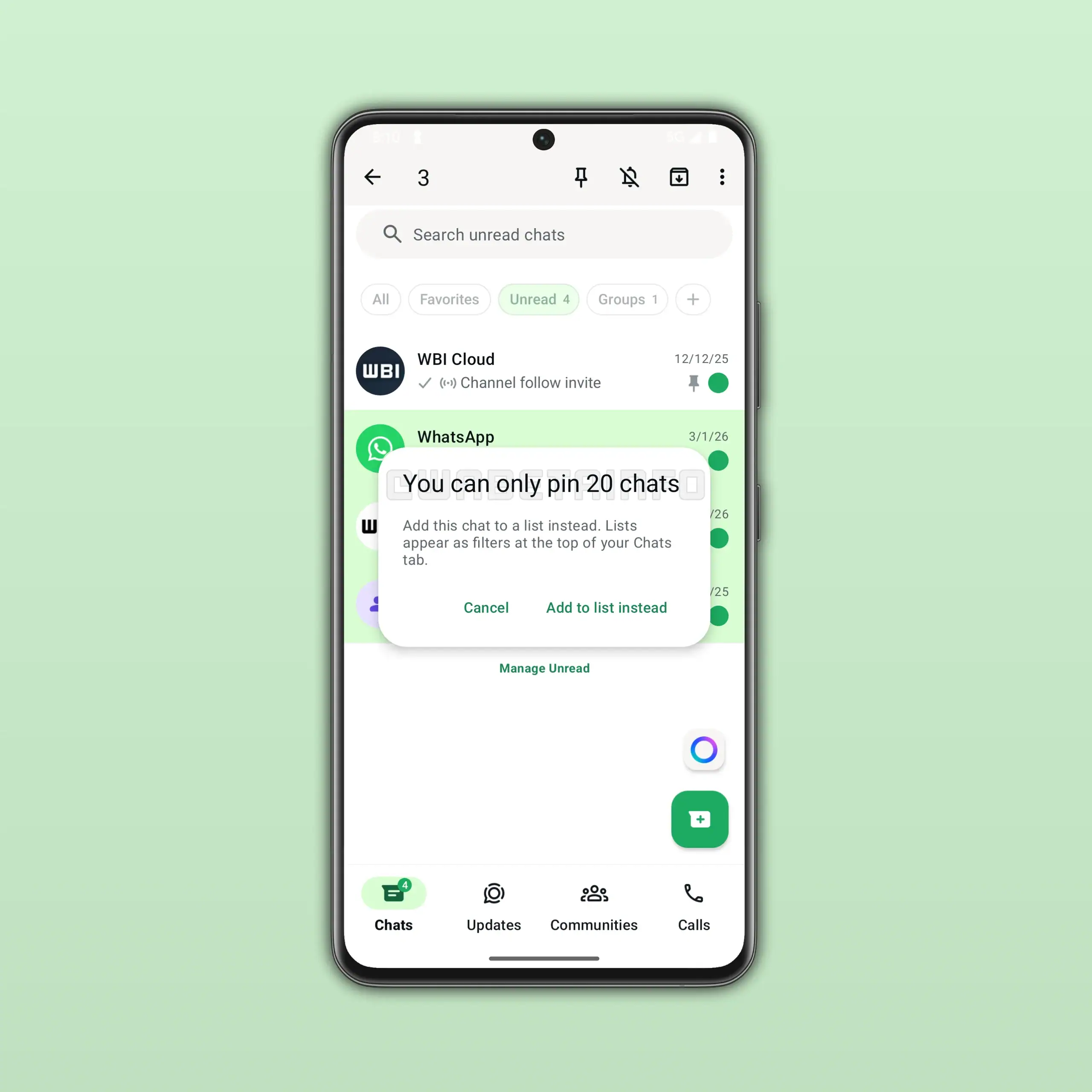 Whatsapp plus chega ao brasil por r$ 7; veja o que muda Tela do whatsapp plus destaca o recurso de fixar até 20 conversas no topo da lista de chats