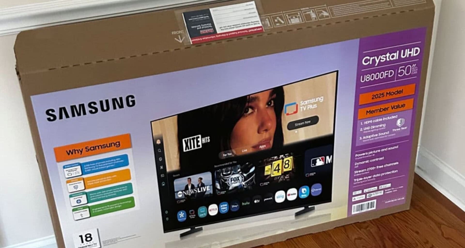 Dua lipa processa samsung por uso de imagem em tvs da marca