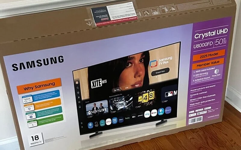 Dua lipa processa samsung por uso de imagem em tvs da marca