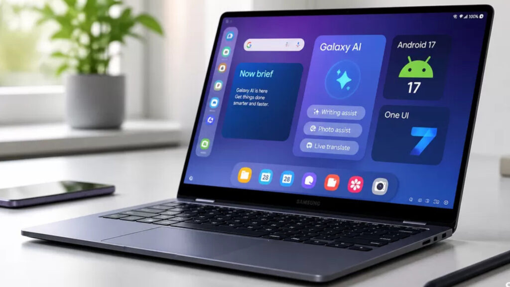 Possível galaxy book com android