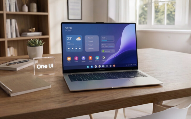 Samsung lançará notebooks galaxy book com android ainda este ano. Modelos terão android 17 com one ui 9 e devem competir de frente com o macbook neo da apple. Veja o que já se sabe