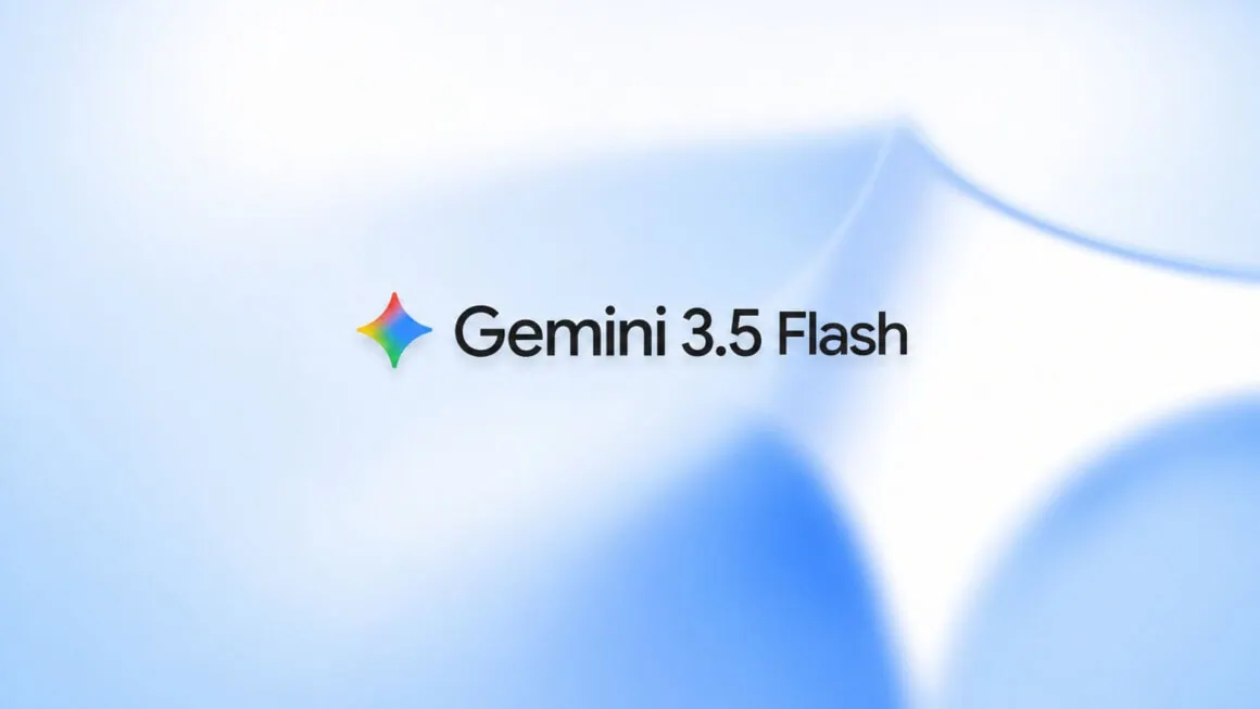Logo oficial do gemini 3. 5 flash, modelo de ia apresentado no google i/o 2026. O novo modelo da família gemini 3. 5 chega com foco em agentes de ia e programação, oferecendo desempenho superior e velocidade 4x maior que versões anteriores.