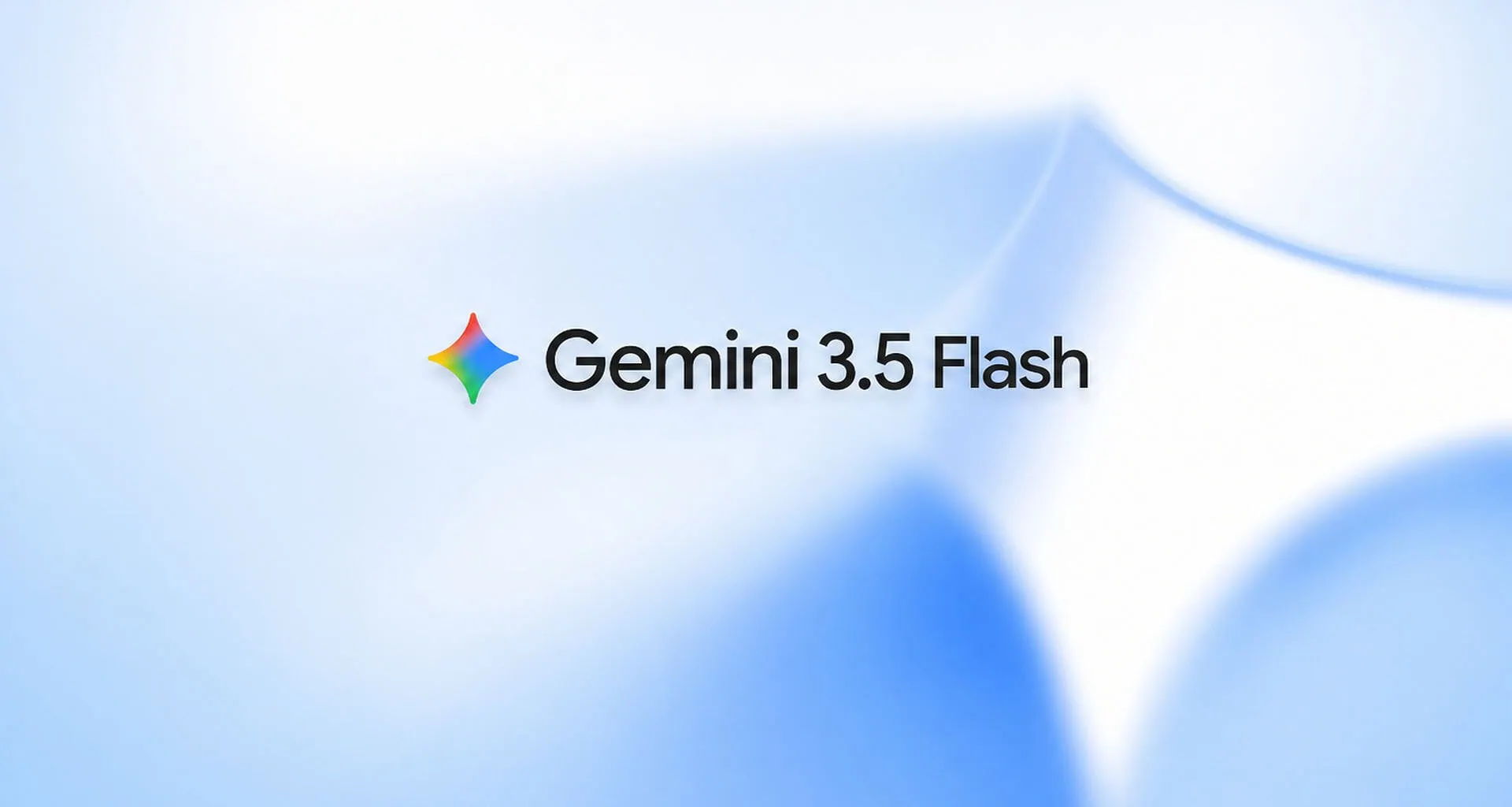 Logo oficial do gemini 3. 5 flash, modelo de ia apresentado no google i/o 2026. O novo modelo da família gemini 3. 5 chega com foco em agentes de ia e programação, oferecendo desempenho superior e velocidade 4x maior que versões anteriores.