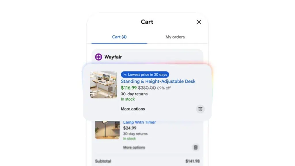 Google vai usar ia para achar descontos e agilizar suas compras online Universal cart do google shoppping