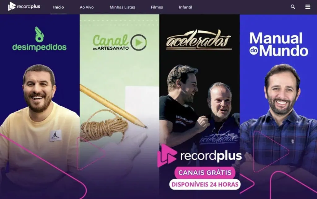 Globo, band, record, sbt: the 15 best tv apps to watch on your smartphone Open TV app interface for watching programming on your smartphone.