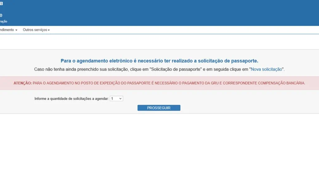 Veja como fazer ou atualizar o rg, cin, cpf, cnh, e-título e outros documentos online Página de agendamento da divisão de passaporte