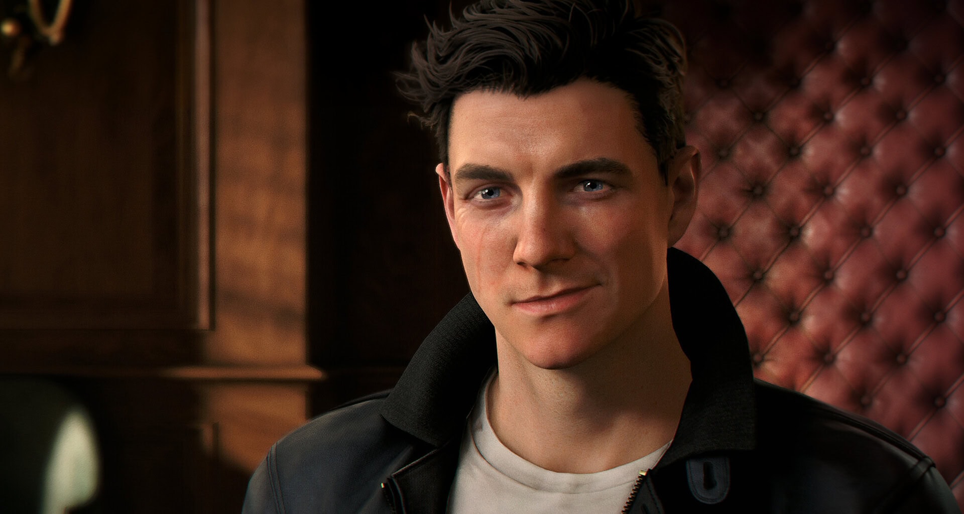 James bond jovem em cena cinematográfica de 007 first light pc, mostrando a qualidade gráfica do jogo da io interactive com iluminação realista e detalhes faciais aprimorados