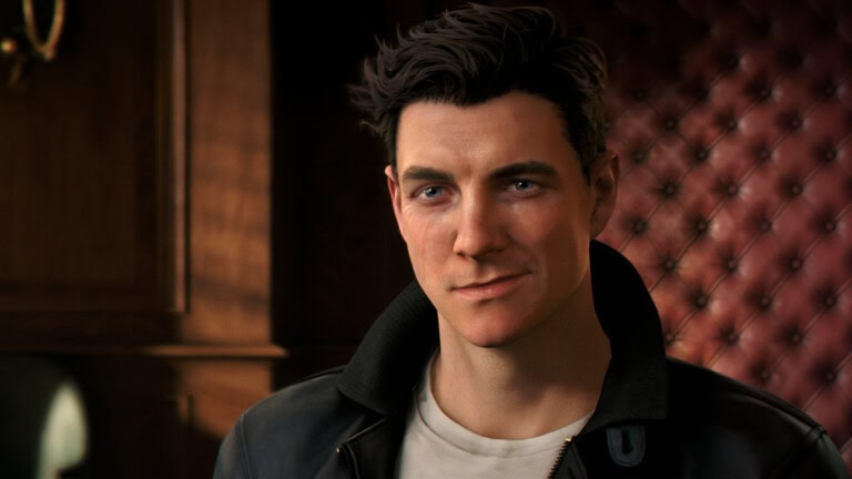 James bond jovem em cena cinematográfica de 007 first light pc, mostrando a qualidade gráfica do jogo da io interactive com iluminação realista e detalhes faciais aprimorados