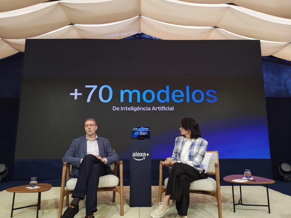 Evento de lançamento da alexa+