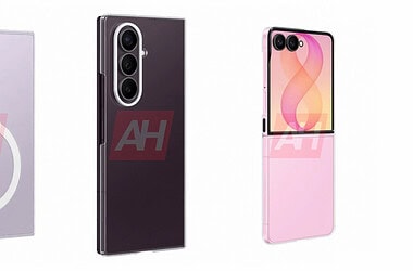 Montagem com supostas capas oficiais da samsung para galaxy z fold 8 ultra, fold 8 e flip 8 em diferentes cores.
