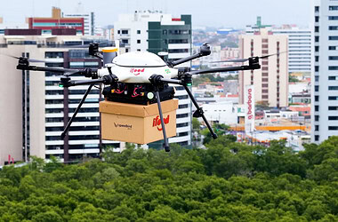 Ifood inicia entregas com drones na grande são paulo; veja como funciona