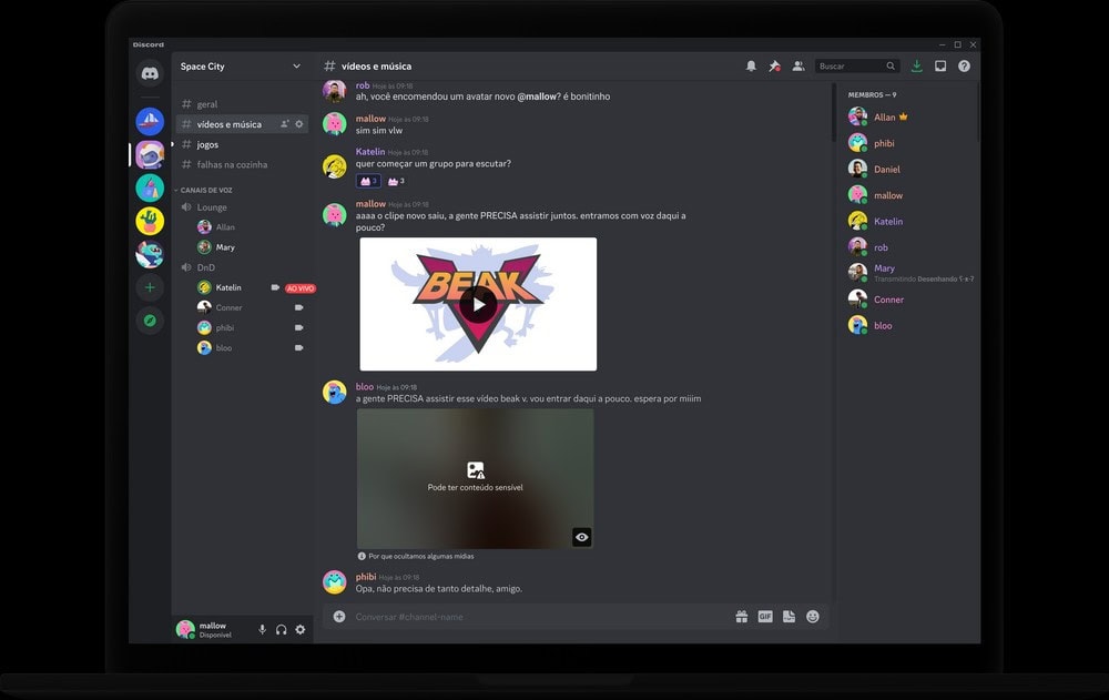 Governo federal proíbe o discord para menores de 18 anos