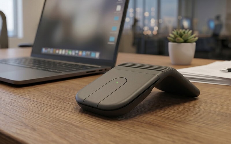 Logitech lança mobi fold, mouse dobrável ultraleve para trabalho híbrido. Disponível em 2 versões, modelo pesa apenas 79 gramas e pode ser guardado no bolso ou mochila. Conheça todos os detalhes