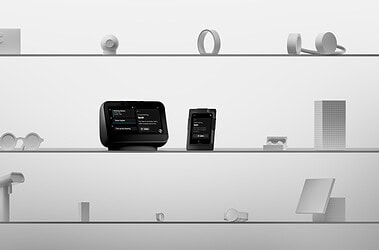Dispositivos conceituais do project solara da microsoft em fundo claro