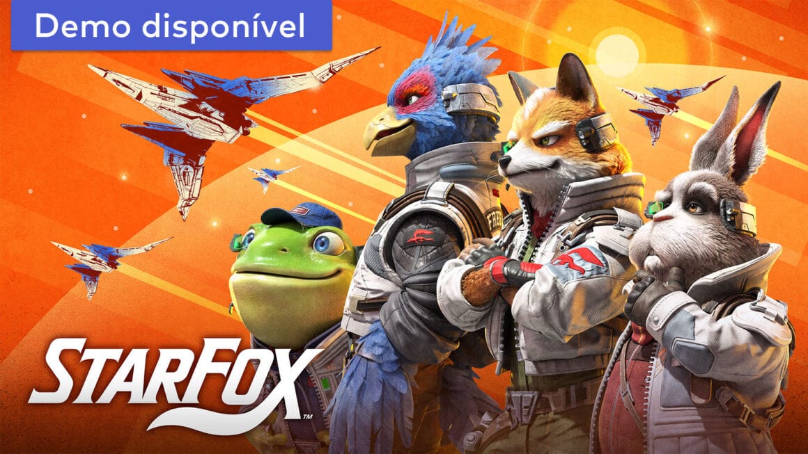 Arte principal de star fox para nintendo switch 2 mostrando fox mccloud em destaque.
