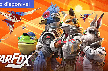 Arte principal de star fox para nintendo switch 2 mostrando fox mccloud em destaque.
