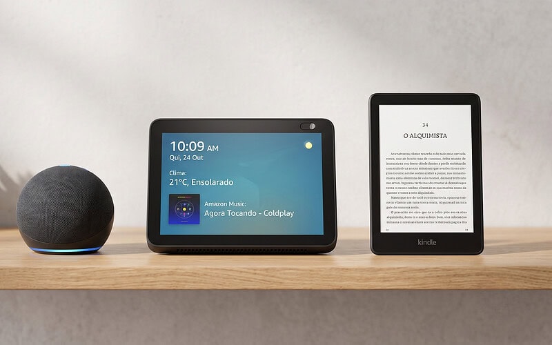 Prime day 2026: confira dispositivos echo e kindle com até 30% de desconto. Prime day 2026 traz kindle, amazon fire tv e dispositivos echo em promoção. Confira as ofertas