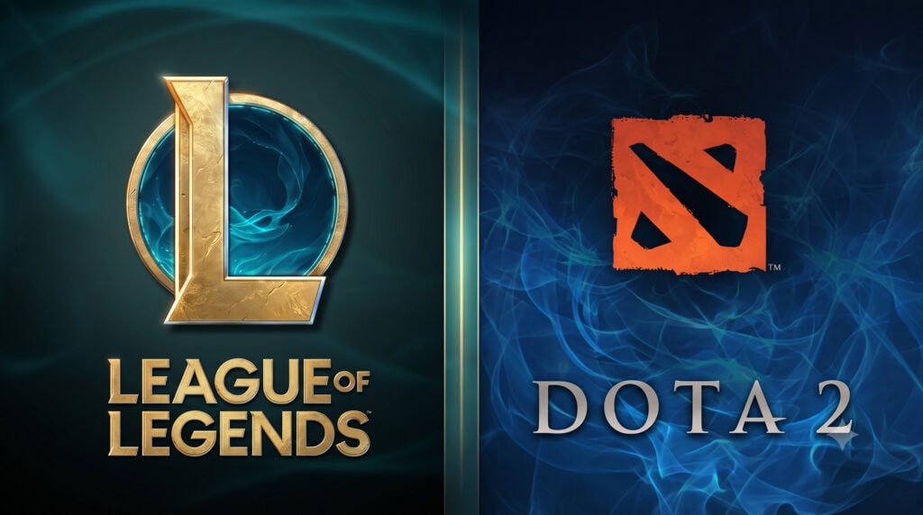 League of legends vs dota 2 (imagem: showmetech / edição: gemini)