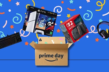 Prime day 2026: consoles e periféricos gamer com até 50% off. Selecionamos as melhores ofertas de periféricos e consoles do prime day 2026, incluindo controles, headsets, mouses e muito mais. Confira!