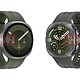 Render vazado mostra o galaxy watch9 verde à esquerda e o galaxy watch ultra2 à direita