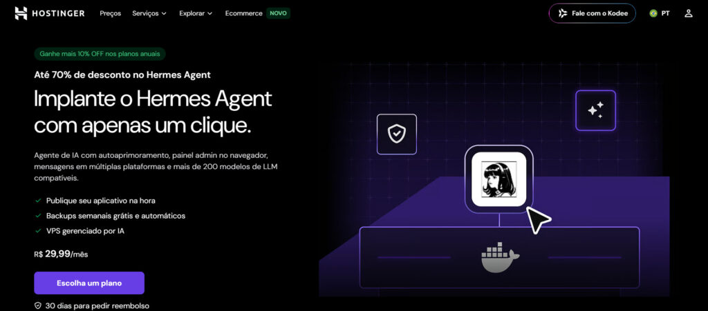 Tutorial hermes agent (guia completo): seu primeiro agente de ia em 20 minutos. O hermes agent é um assistente de ia que aprende com o uso, cria habilidades próprias e fica online 24 horas em um vps. Veja como configurar tudo do zero na hostinger usando sua assinatura do chatgpt