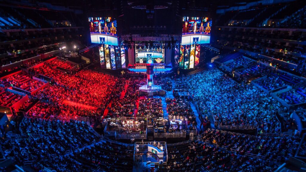 Imagem do campeonato mundial de league of legends (reprodução: internet)
