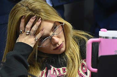 Virginia fonseca durante sessão da cpi das bets no senado