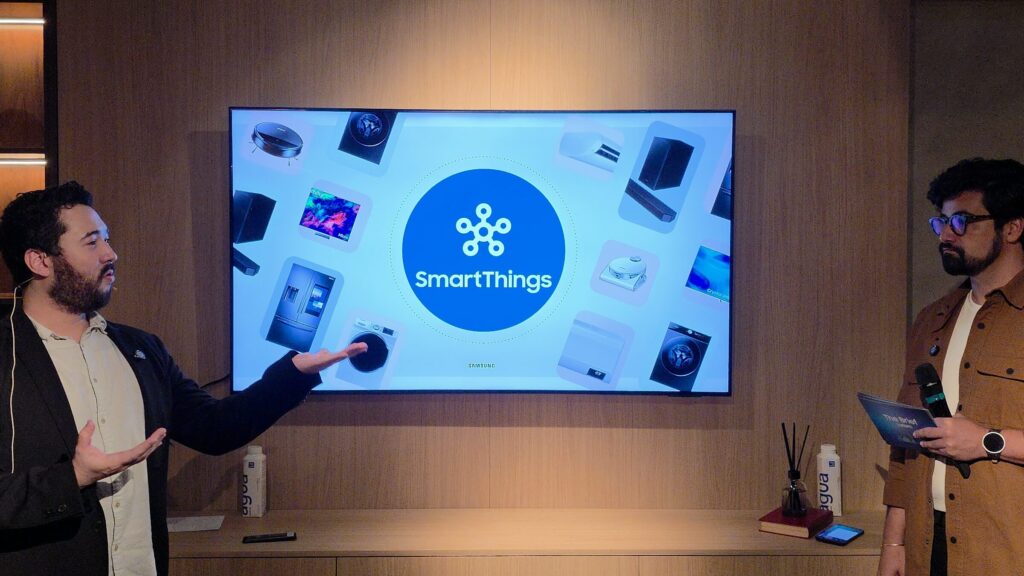 Smartthings em smart tv samsung
