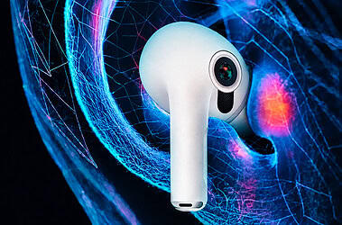 Airpods com câmeras aparecem em vídeo