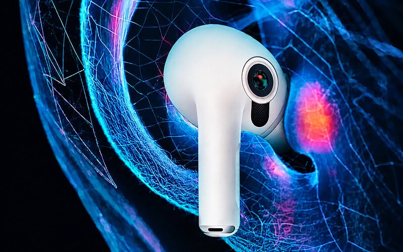 Airpods com câmeras aparecem em vídeo