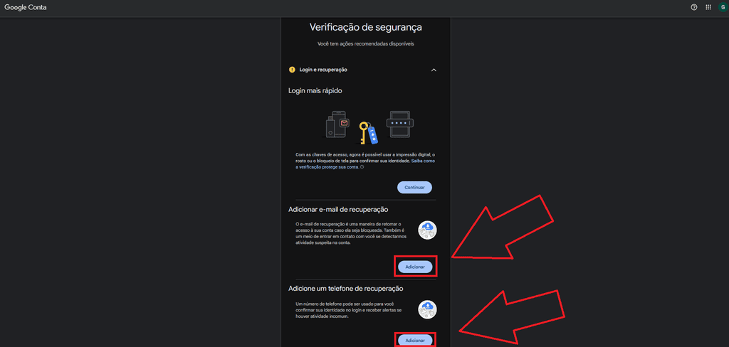 Como proteger sua nova conta gmail (imagem: showmetech)