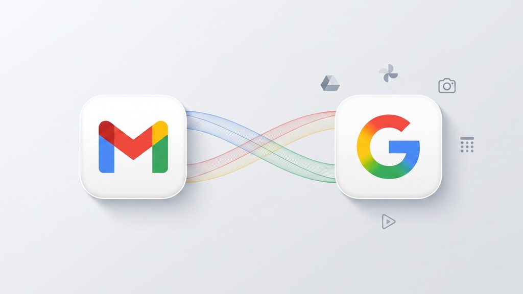 Conta gmail e conta google veja a diferença (imagem: showmetech)
