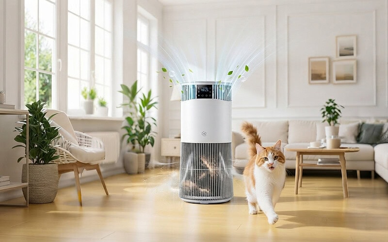 Amicura p2: como o purificador de ar pode melhorar a qualidade do ar em casas com pets