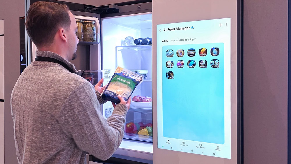 Ai food manager das geladeiras samsung