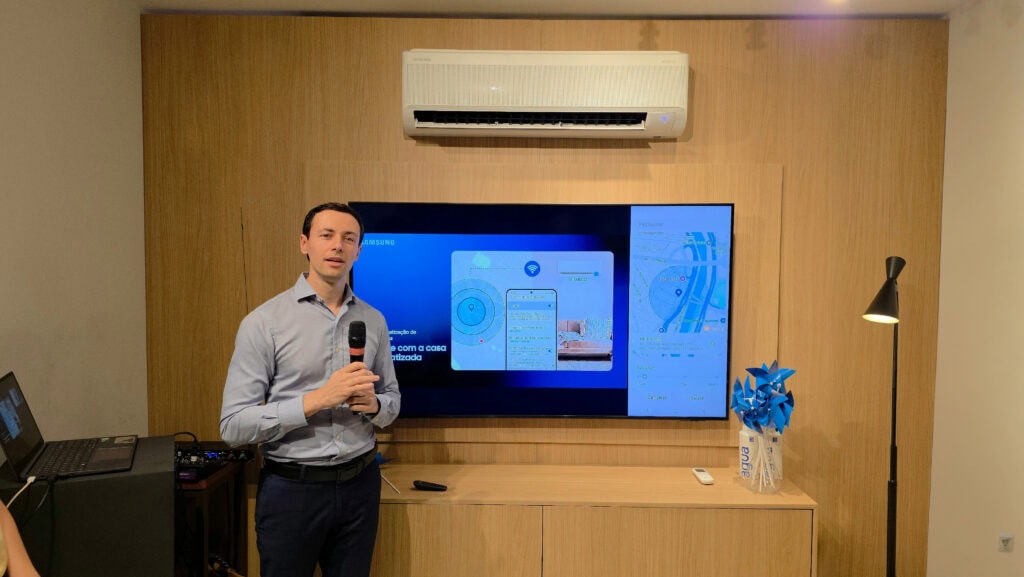 Felipe accorsi, gerente de estratégia de negócios de hvac da samsung latin america (foto: bruno martinez/showmetech)