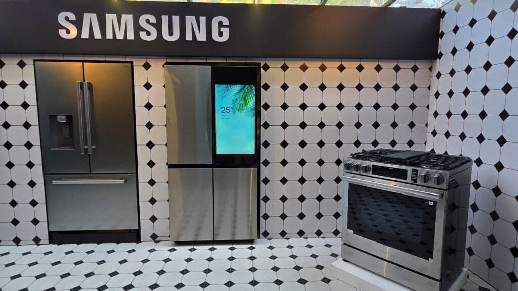 Cozinha conectada da samsung